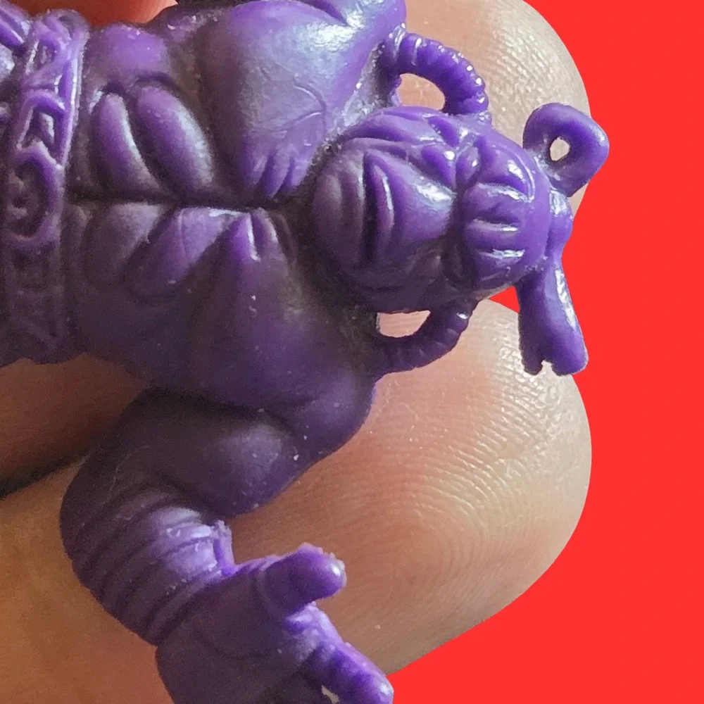 Vtg‎ M.U.S.C.L.E. Men Buffaloman Purple Figure #165 Kinnikuman 1980s Black Sumoh